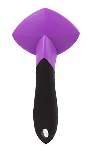 New Hartz Groomer's Best Small Slicker Brush for Cats and Small Dogs | Black/Violet, 1 count