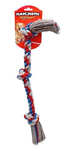 New Mammoth Flossy Chews Rope Tug | Multi-Color, One Size