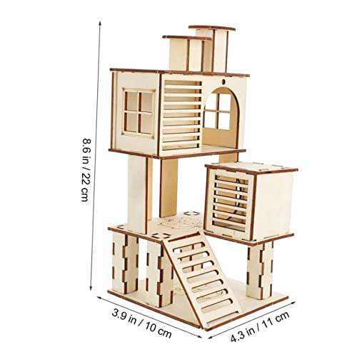 New VICASKY 2pcs Guinea Pig Hideout Small Animal Houses Habitats