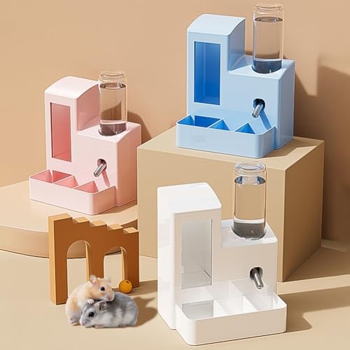 New Generic 2 in 1 Rabbit Food Water Dispenser | Blue