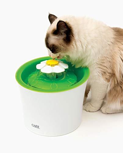 New Catit Flower Fountain with Triple Action Filter | 3L, Green