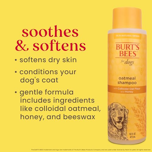 New Burt’s Bees Oatmeal Shampoo for Dogs | 16 fl oz