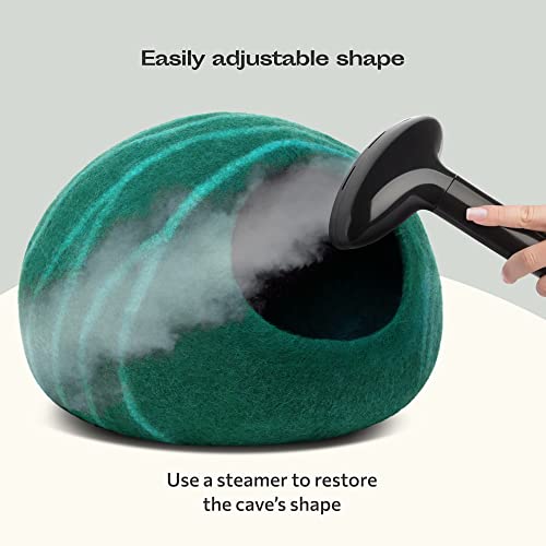 New MEOWFIA Cat Cave (100% Merino Wool) | Emerald & Large