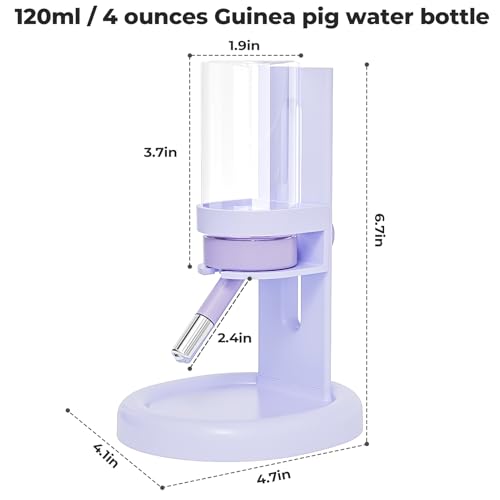 New mini&moe Hamster Water Bottle | 4 oz, Purple