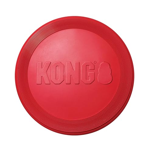 New KONG Flyer Flying Disc | Red, Medium/Large