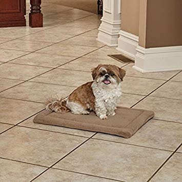 New MidWest Homes for Pets XXS QuietTime Taupe Micro Terry Pet Bed | Taupe, 18 inch