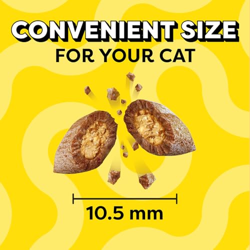 New Temptations Classic Crunchy and Soft Cat Treats | 48 oz bag, Savory Salmon