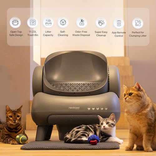 New Neakasa M1 Open-Top Self Cleaning Cat Litter Box | M1