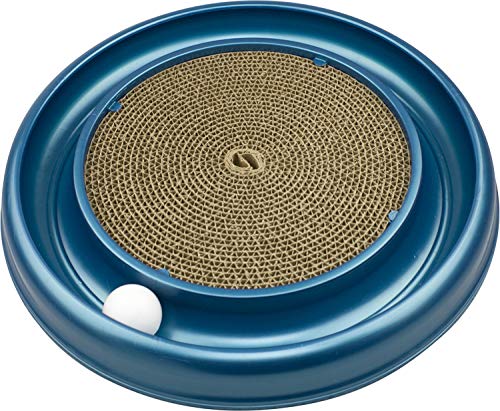 New Bergan Turbo Scratcher Cat Toy | Assorted Colors & 16" × 1.88"