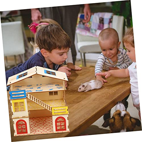 New BCOATH Pet Villa Multi-Layer Hamster House with Ladder