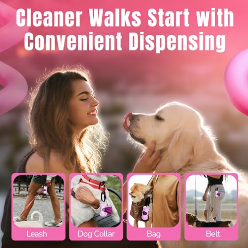 New PET N PET Poop Bags for Dogs with Dispenser | Lavender, 288 Count