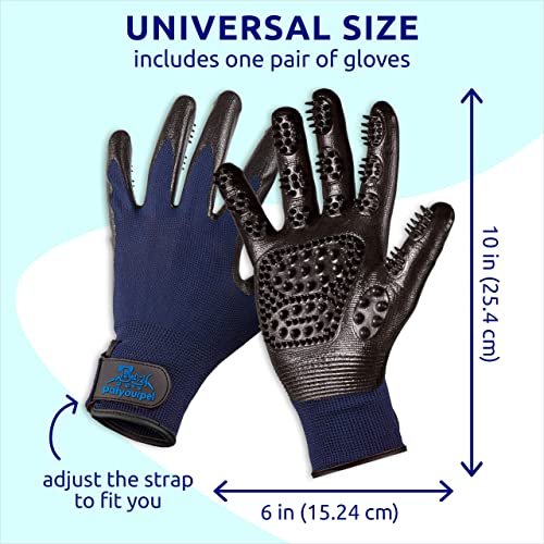 New Pat Your Pet Grooming Gloves Cat & Dog Hair Remover Glove for Deshedding