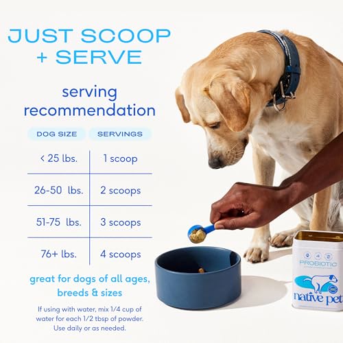 New Native Pet Probiotics Powder | 60 Scoops