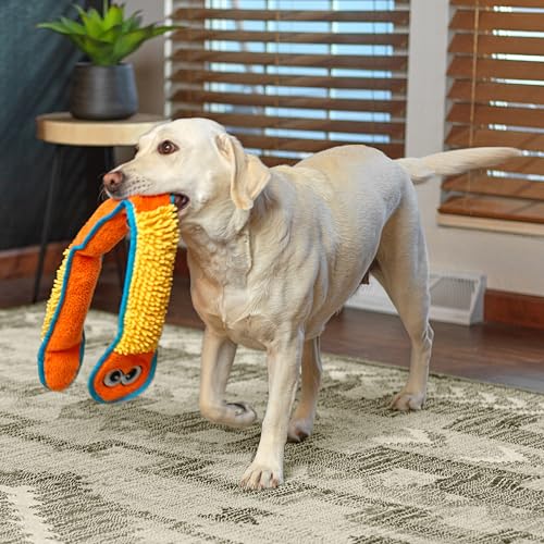 New Outward Hound Durablez Nubby Snake | Orange, X-Large (39")