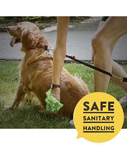 New Pets N Bags Dog Waste Poop Bags Refill Rolls | Unscented, 60 Rolls (900 Count) + Dispenser