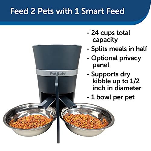 New PetSafe Smart Feed Automatic Pet Feeder (2-Pet Splitter, Wi-Fi)