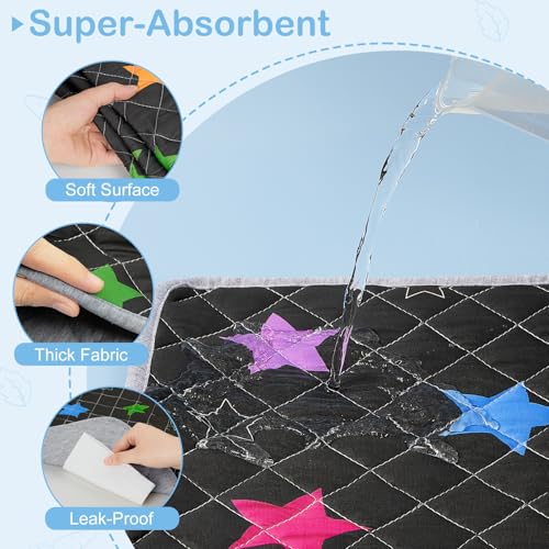 New Bienbee Guinea Pig Bedding Reusable Cage Liner | Mushroom, 2 pack 56" x 28"