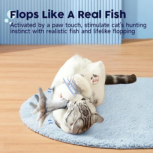 New Potaroma Flopping Fish with Catnip (Moving Kicker) | 10.5"