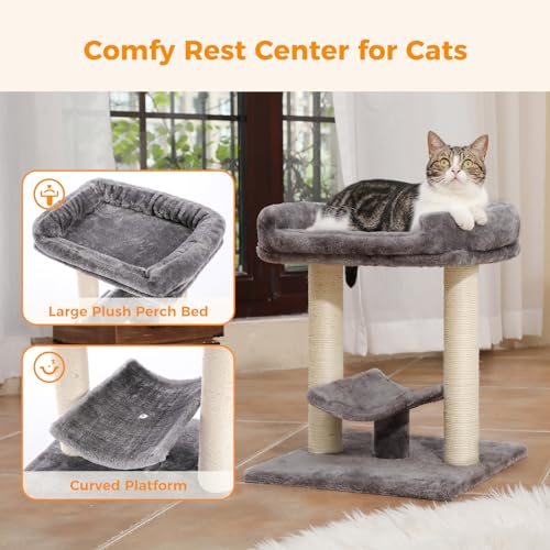 New PETEPELA 19" Scratching Post Cat Tree Tower | 19"