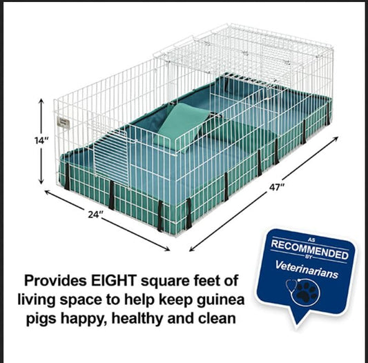 New MidWest Homes for Pets Guinea Habitat Plus Cage