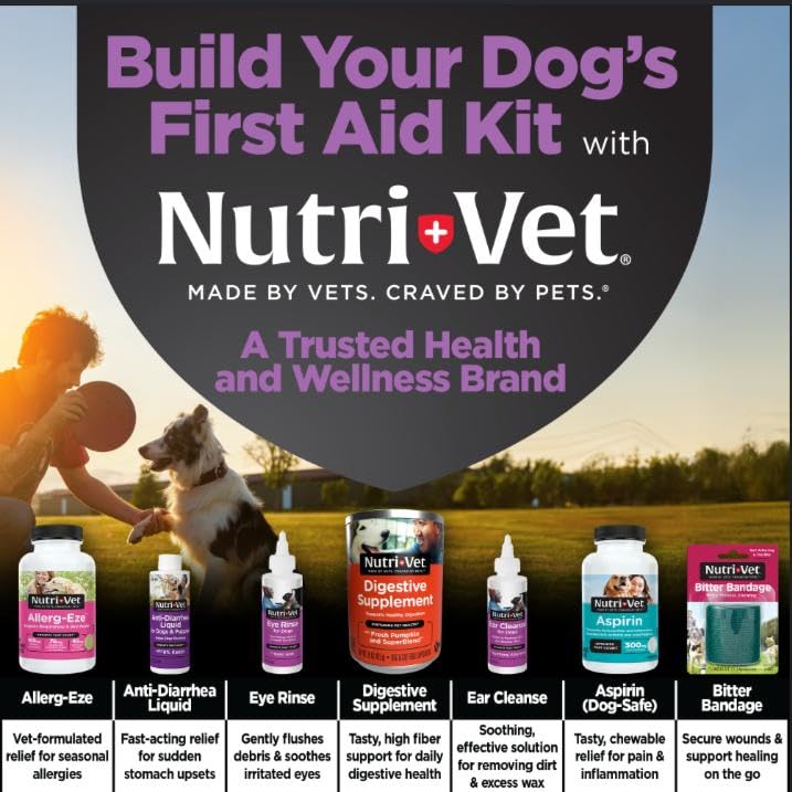 New Nutri-Vet Aspirin | Large Dogs | 300 mg, 75 Count
