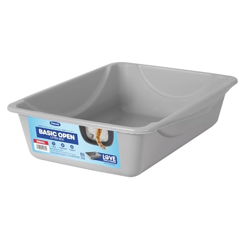 New Petmate Litter Pan | Blue/Gray, Small