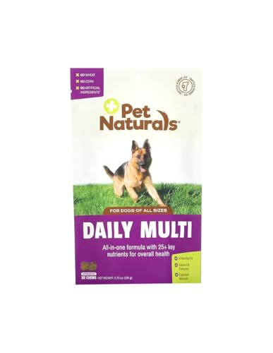 New Pet Naturals Daily Multivitamin Chews | Veggie, 30 Count