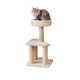New Amazon Basics Indoor Cat & Kitten Multi-Level Activity Tower | Beige, 31.5" (Medium)