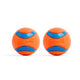 New Chuckit! Ultra Ball Dog Toy | Orange/Blue, Medium (2-Pack, 2.5")
