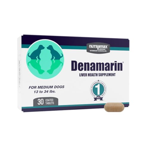 New Nutramax Denamarin Liver Health Tablets | Medium Dogs, 30 Count