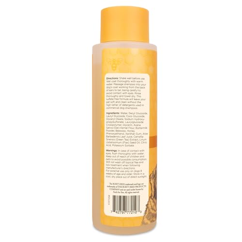New Burt’s Bees Oatmeal Shampoo for Dogs | 16 fl oz