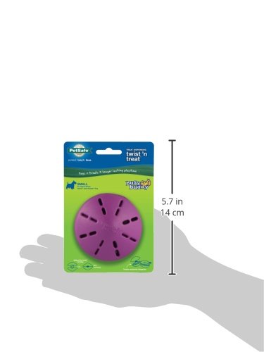 New PetSafe Busy Buddy Twist ’n Treat | Purple, Small