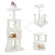 New HUITREE Cat Tree Tower with Condo & Toys | Beige, 45"