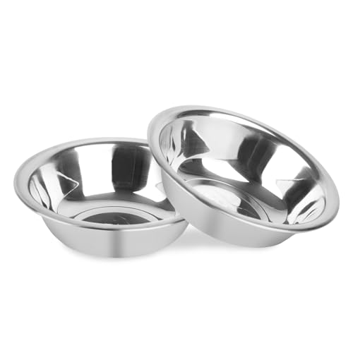 New ZUFECY 2-Pack Cat Bowls Stainless Steel | 2 pack, Stainless steel
