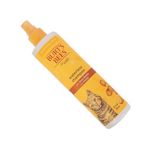 New Burt's Bees for Pets Waterless Cat Grooming Spray with Shea Butter and Honey | 6pk, 10oz