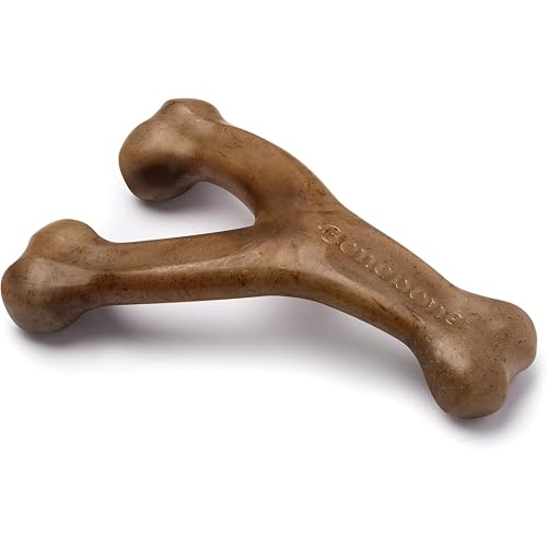 New Benebone Wishbone Durable Chew Toy | Bacon, Medium