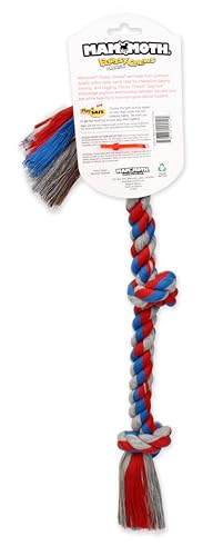 New Mammoth Flossy Chews Rope Tug | Multi-Color, One Size