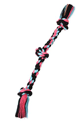 New Mammoth Flossy Chews Rope Tug | Multi-Color, One Size