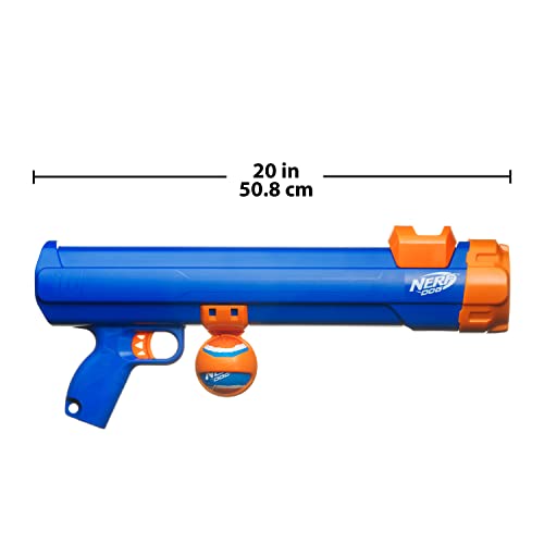 New Nerf Dog Tennis Ball Blaster | Blue/Orange, One Size