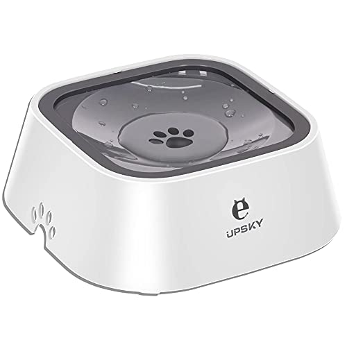 New UPSKY No-Spill Pet Water Bowl (Slow Water Feeder) | 35 oz