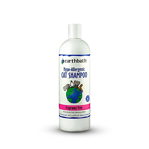New earthbath Hypoallergenic Cat Shampoo | 16 oz, 2 pack