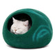 New MEOWFIA Cat Cave (100% Merino Wool) | Emerald & Large