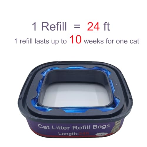 New 4 Pack Cat Litter Refill Bags Cartridges | 4 Pack