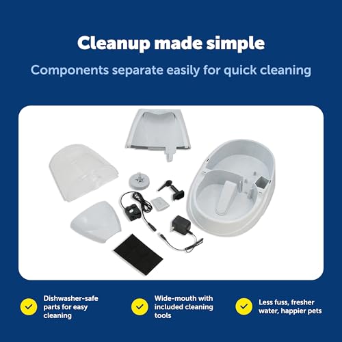 New PetSafe Drinkwell Platinum Water Fountain | Grey, 168 oz