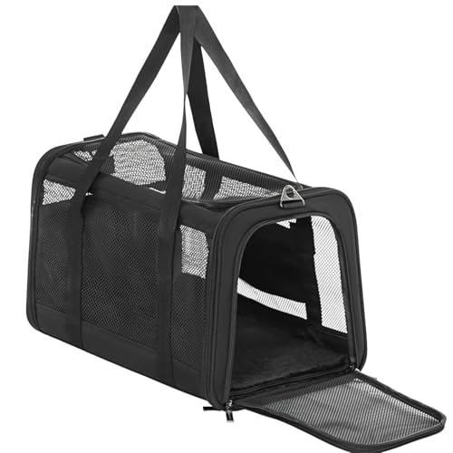 New Petsfit Collapsible Travel Carrier | 5-Side Ventilation, Grey