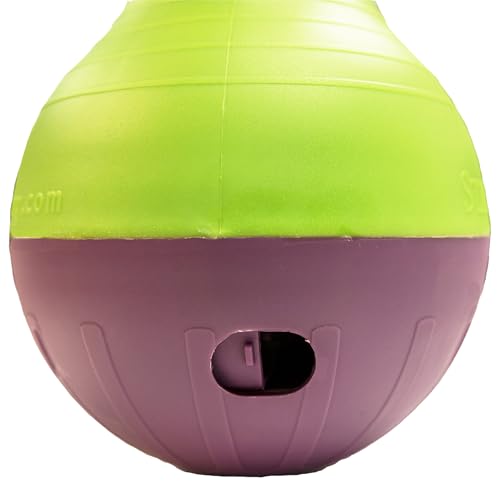 New Starmark Bob-A-Lot Interactive Toy | Yellow/Green/Purple, Large