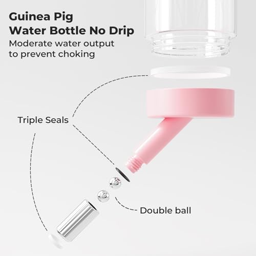 New mini&moe Hamster Water Bottle | 4 oz, Purple