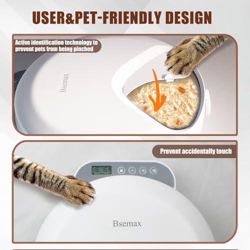New Automatic Wet Food Cat Feeder Auto Refrigerated Feeder | 4 meals
