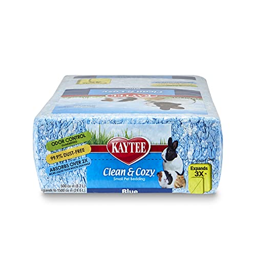 New Kaytee Clean & Cozy Blue Bedding | Blue, 24.6 L