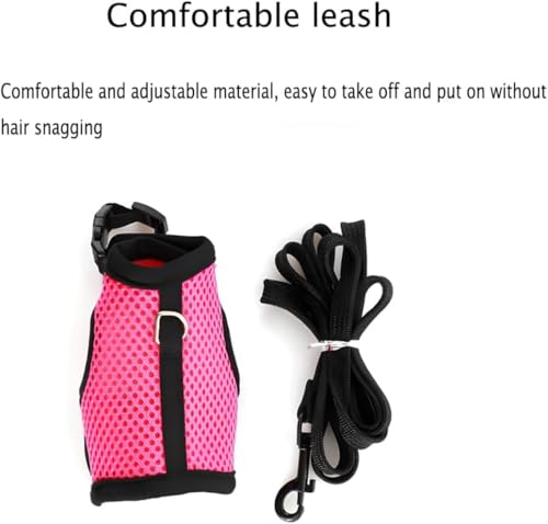 New Weimostar Bunny Harness with Leash | Red L